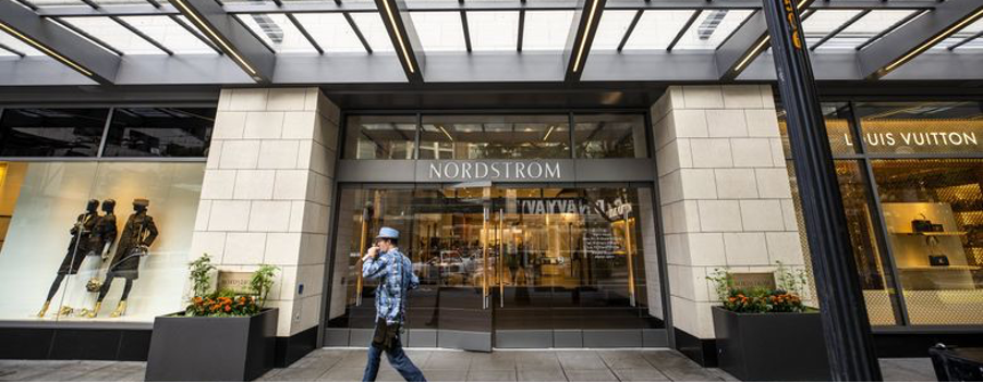 Nordstrom’s flagship store in Downtown Seattle.